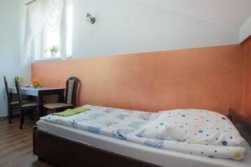 Фото номера Просторный двухместный номер с 2 отдельными кроватями Мотели Motel "Płomyk" г. Kunowice 5
